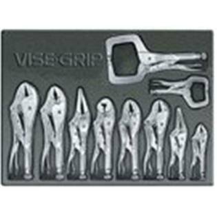 Irwin Tools Vise Grip VGP1078TRAY Locking Pliers - 10 Piece Set