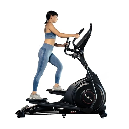 SOLE Fitness Elliptical Exercise Machines, Models E25, E35, E95, E95S, E98, Elliptical Machines for Home Use, Home Exercise Equipment for Cardio Training, Work from Home Fitness Stepper Machine