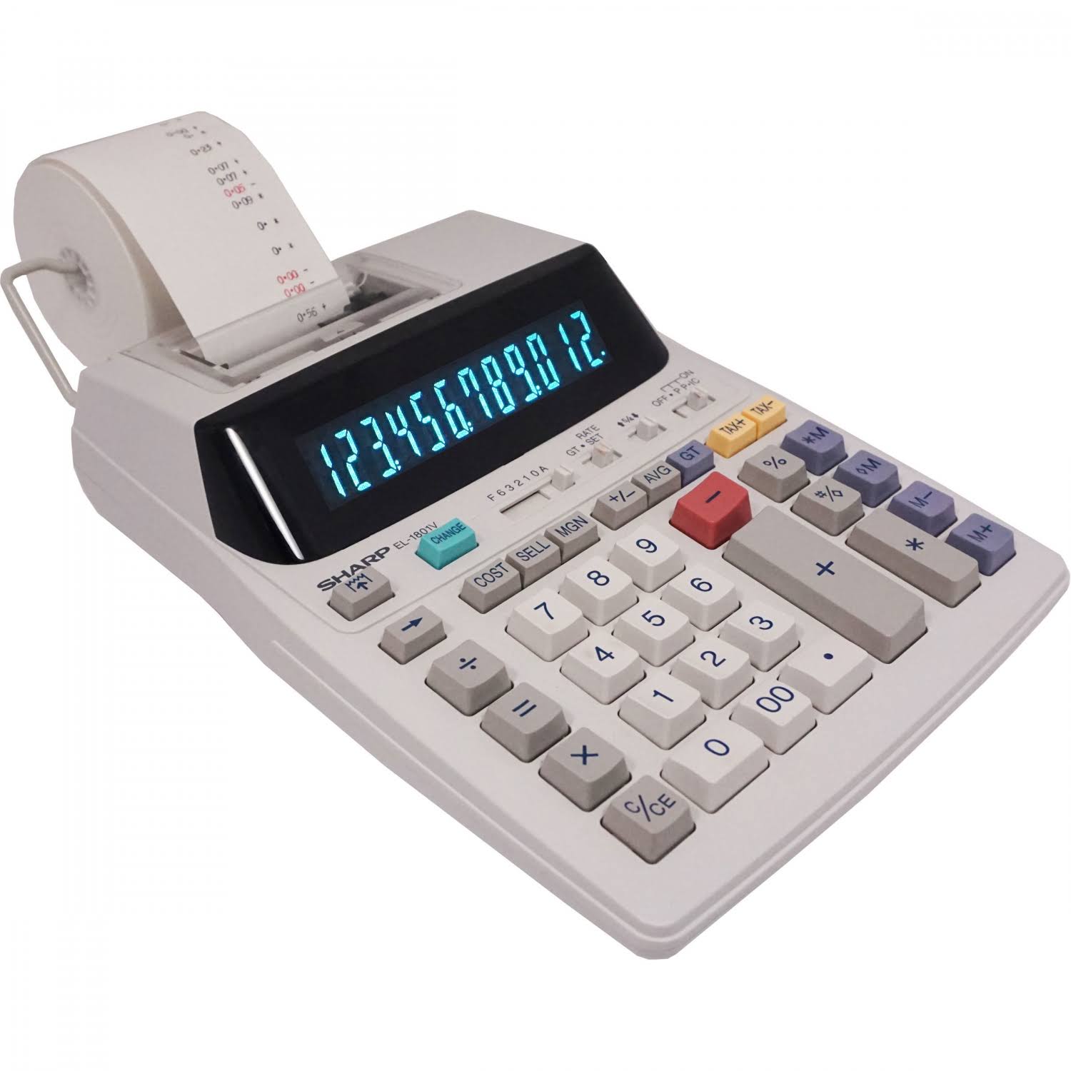 Sharp EL-1801V 12 Digit Printing Calculator
