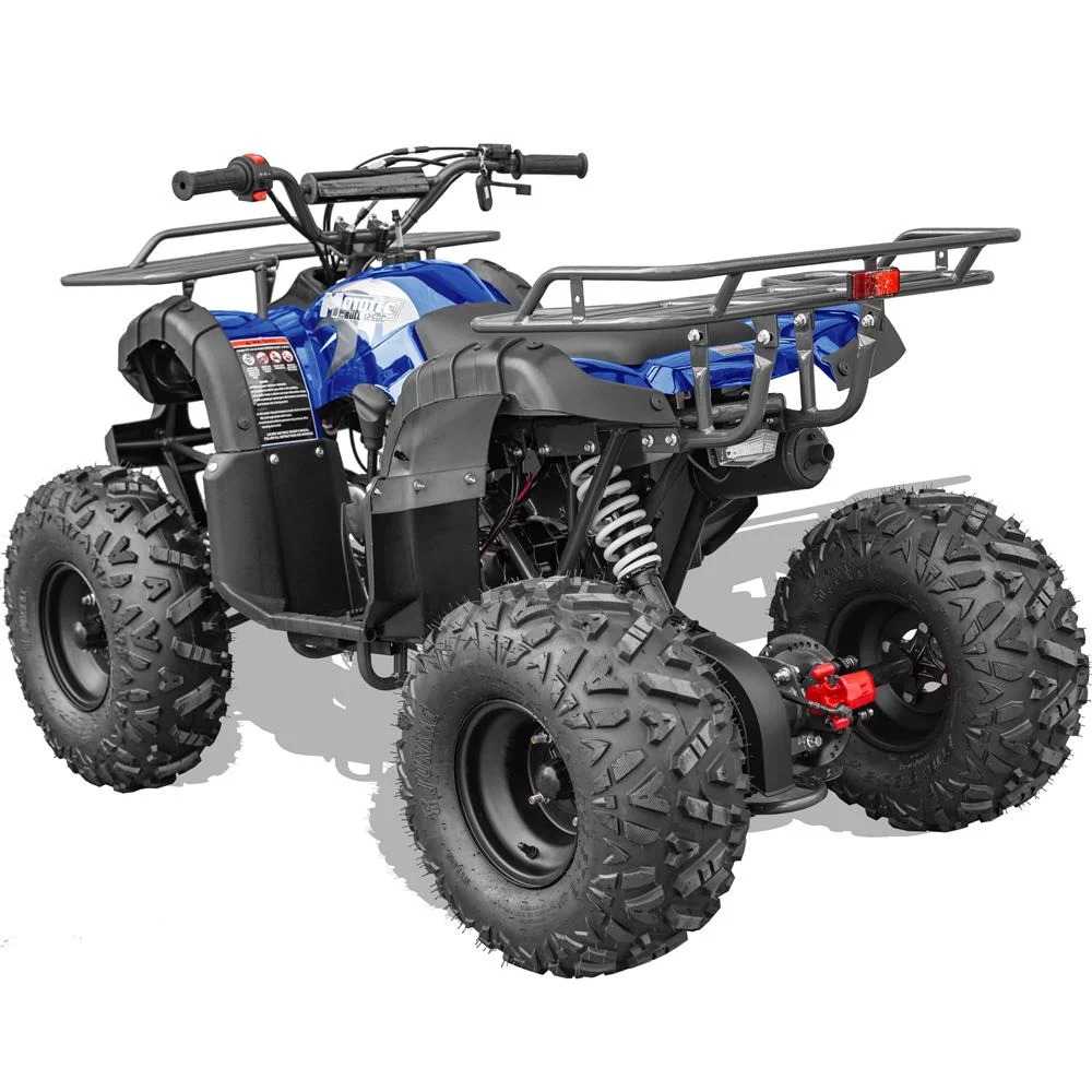 MotoTec Bull 125cc 4-Stroke Kids Gas ATV Blue - Curated Treasures Market