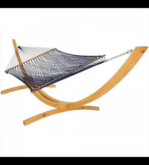 Hatteras Hammocks Deluxe DuraCord Rope Hammock - Navy