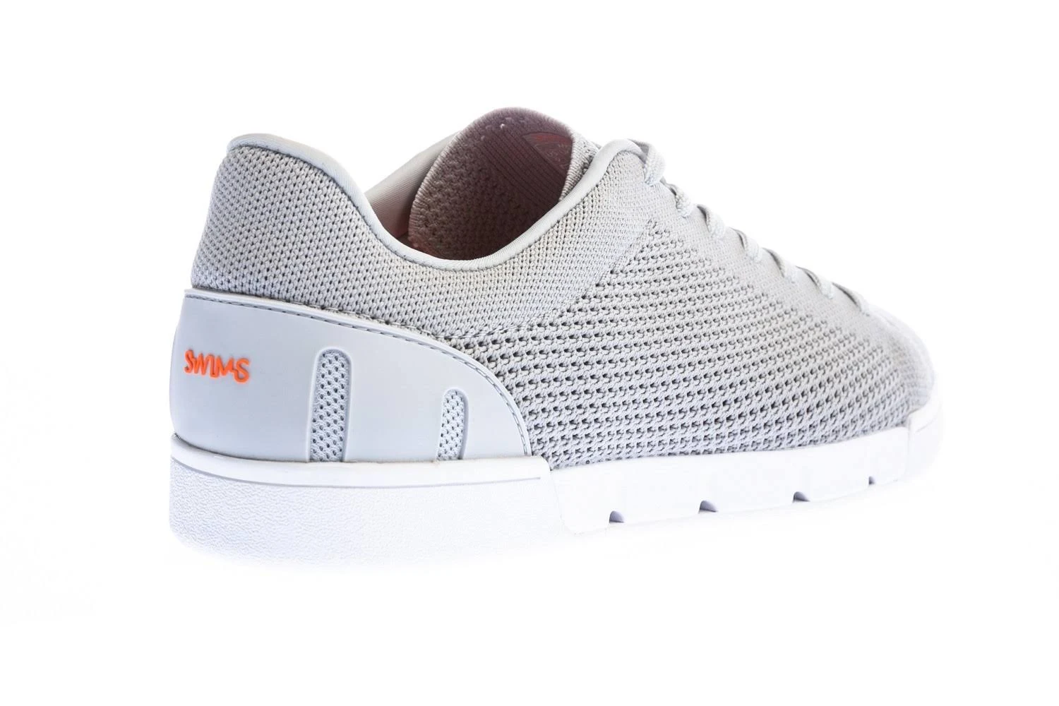 Swims Men&s Breeze Tennis Knit Trainers - Light Grey/White
