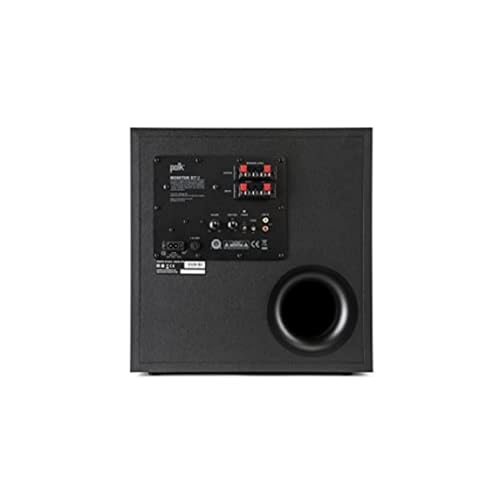 Polk Monitor XT10 Home Subwoofer, 10" Deep Bass Woofer, 100W Class D Amplification, Dolby Atmos, Auro 3D & DTS:X Compatible, Black