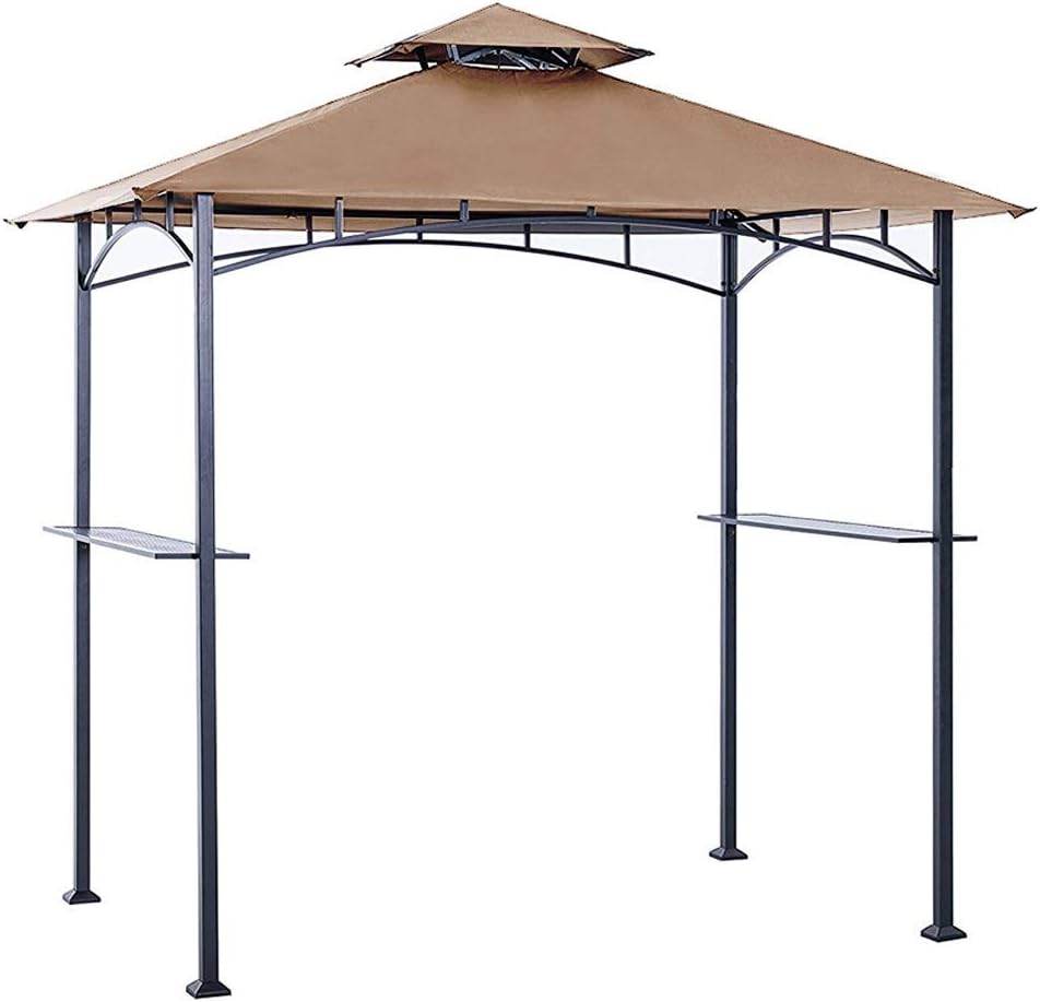 Grill Gazebo Rip Lock Replacement Roof for #L-GZ238PST-11 by ABCCANOPY Pack of 2