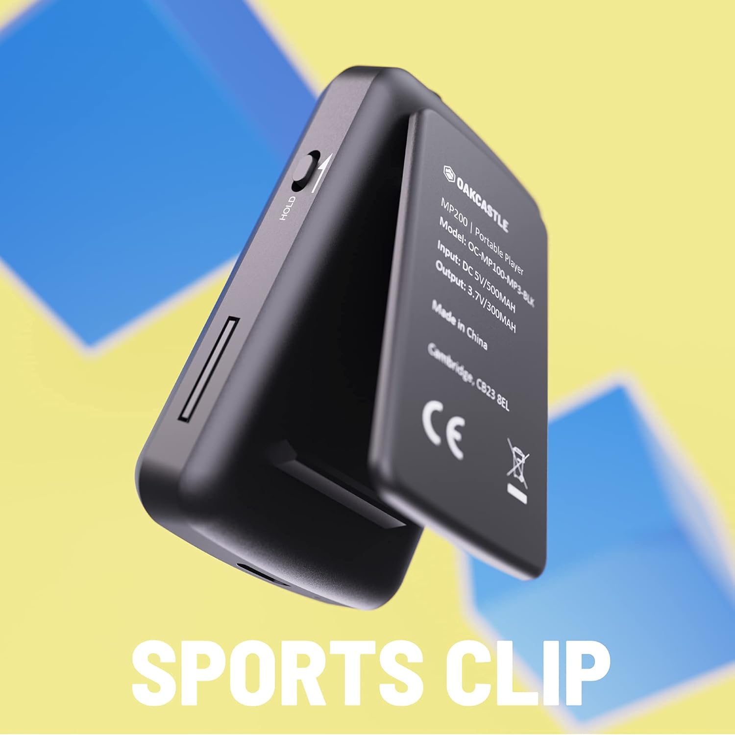 Oakcastle 16GB MP3 Player with Bluetooth & Headphone Connectivity | FM Radio & Micro SD Slot Pack of 2
