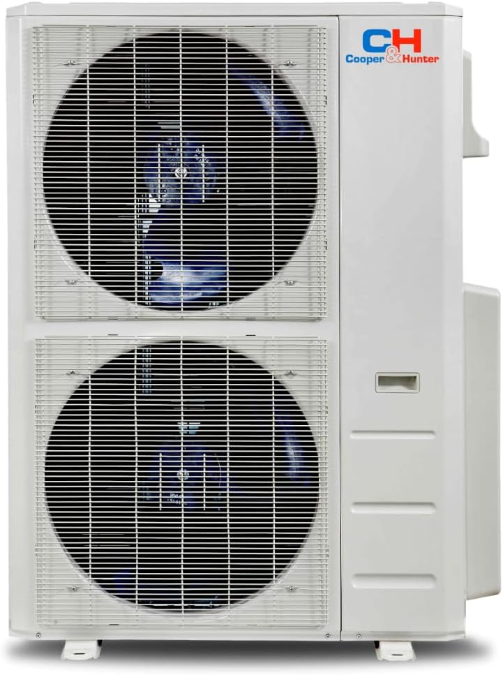 48,000 BTU Five Zone 12k+12k+12k+12K+12K Mini Floor Consoles with Installation Kits, 23.4 SEER2 4 TON 5 Zone Ductless Multi Mini Split AC System