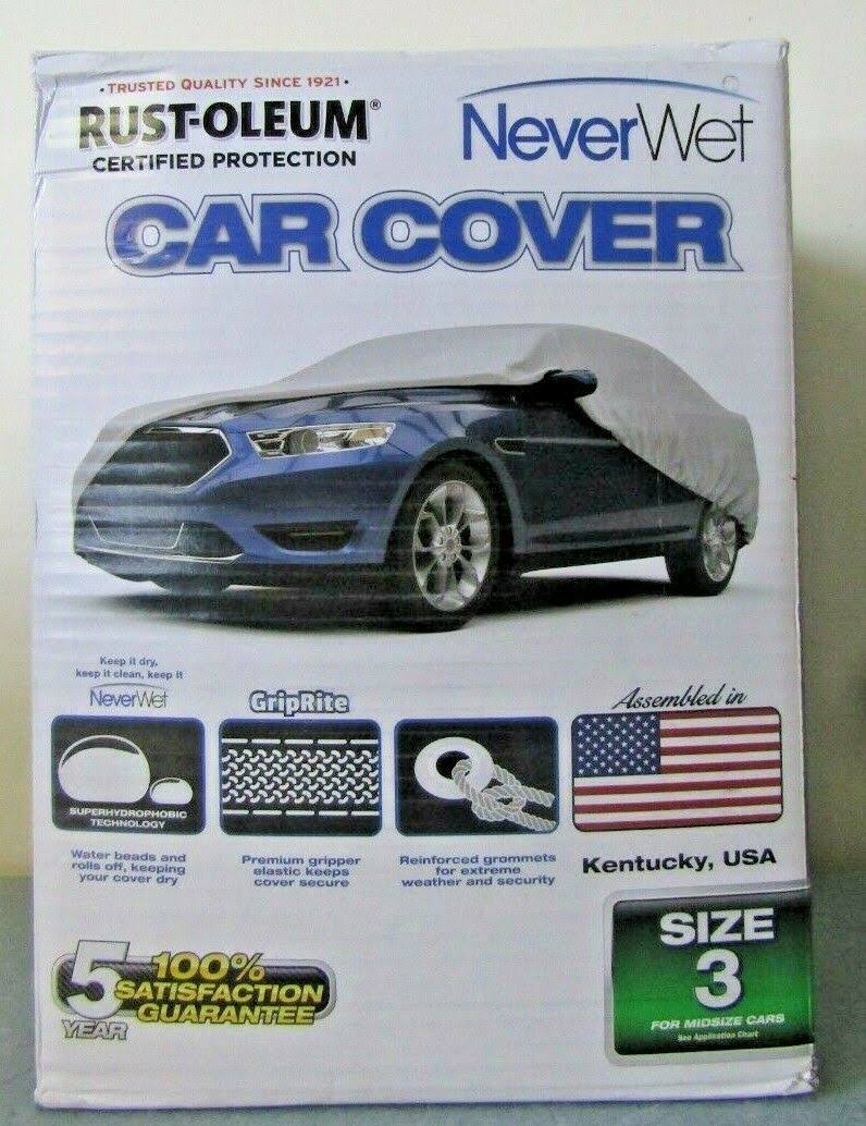 Rust-Oleum NeverWet Car COVER, Gray