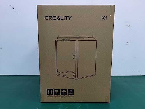 Creality K1 3D Printer 600mm/s Printing Speed 32mm³/s Max Flow Hotend 300°C High-Temperature Nozzle Direct Extruder Auto Leveling Self-Test with One Tap Solve Ringing with G-Sensor 220 * 220 * 250mm