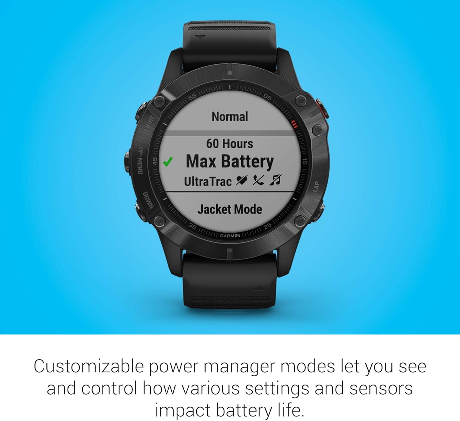 Garmin Fenix 6 Pro, Premium Multisport GPS Watch, Features Mapping, Music, Grade-Adjusted Pace Guidance and Pulse Ox Sensors, Black (Renewed)