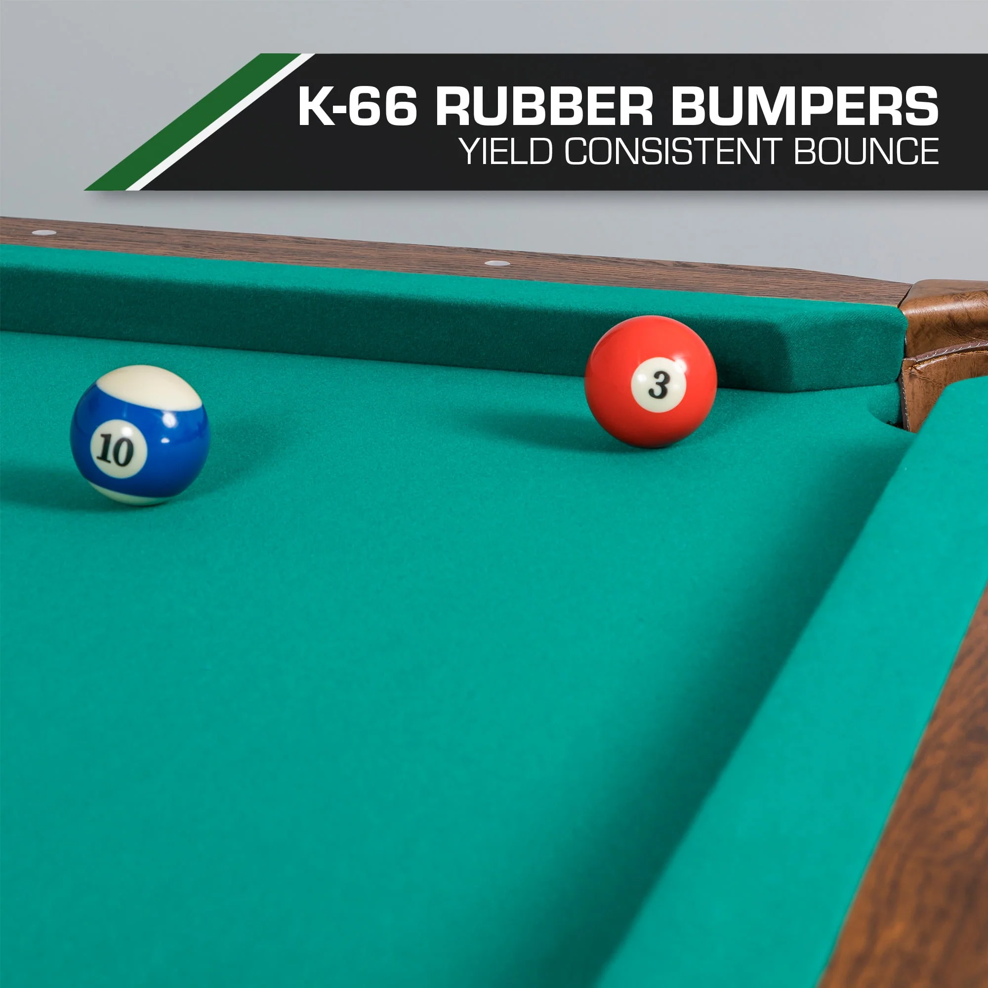 Classic Sports Brighton 87 Billiard Pool Table in Tan