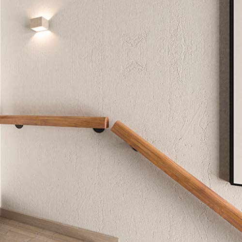 Handrail -Complete Kit(1ft-20ft). Elegant Solid Wood Stair Railings/Handrails, Villa Loft Interior Old Non-Slip Handles Family Access Hallway Fence, Pine (Size : 6ft)