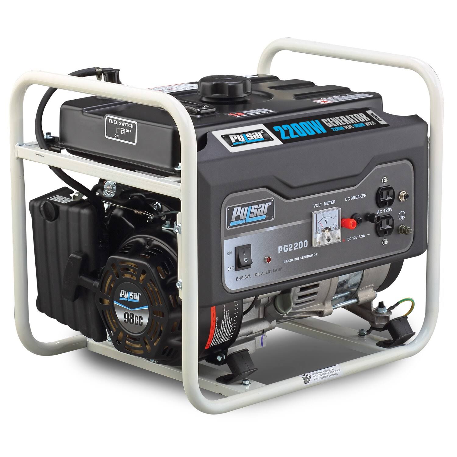 Pulsar 2200 Watt Portable Gasoline Generator PG2200