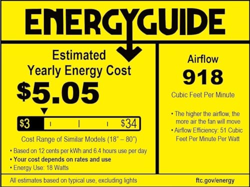 LEDIARY 20 Inch Low Profile Ceiling Fan with Light, Led Bladeless Ceiling Fan, Remote Control Enclosed Flush Mount Ceiling Fan with Timming, 3000-6500K, 6 Wind Speed, 2800LM, 62W…