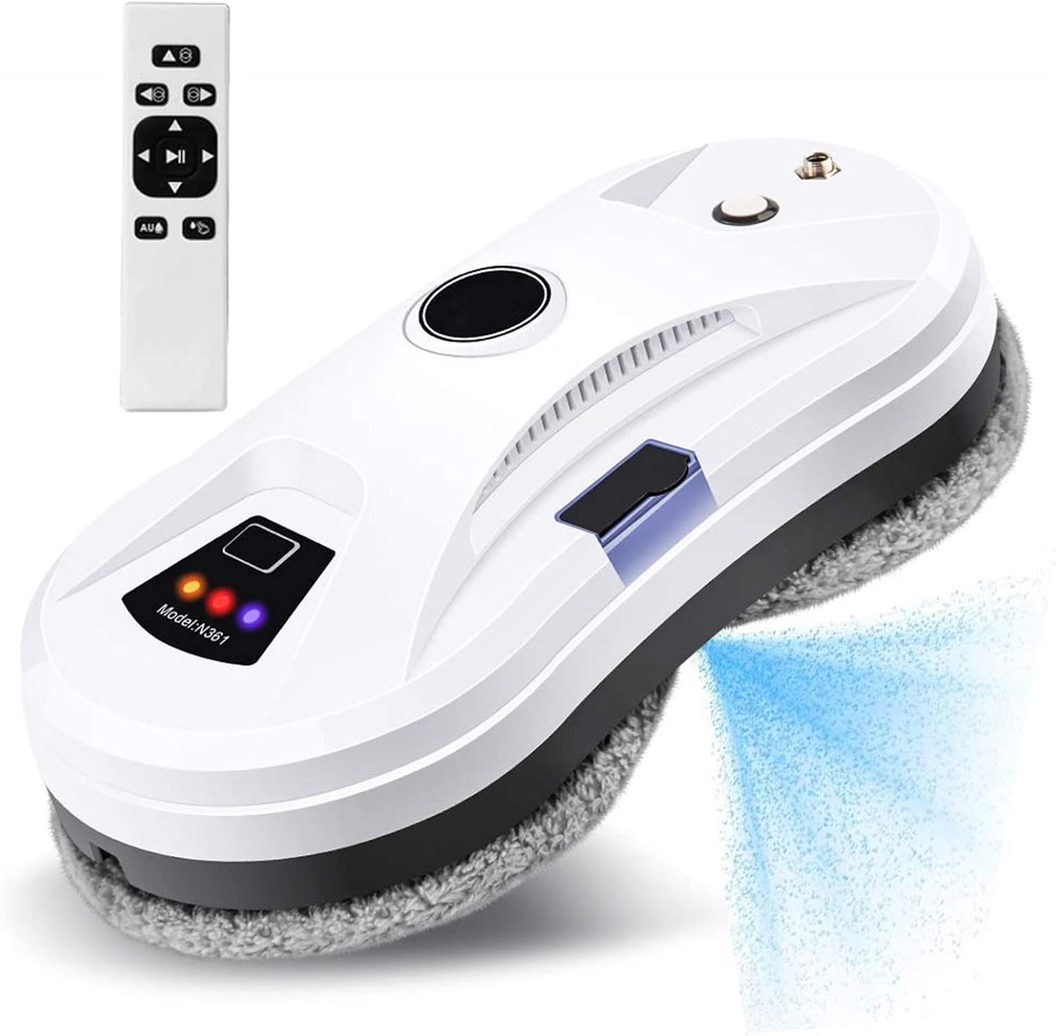 Wireless Window Cleaner Robot, Automatic Robotic Window Cleaning Vacuum Cleaner, Smart Glass Robot for Inside and Outdoor Glass Tile Window
