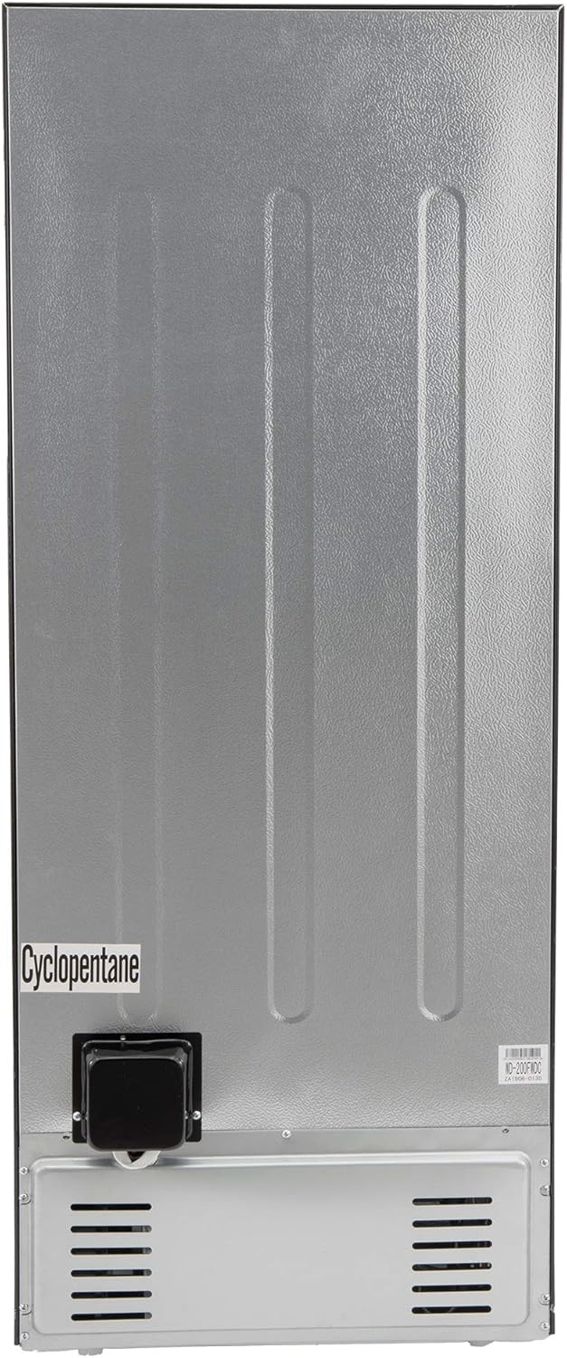 RecPro RV Refrigerator Stainless Steel | 7 Cubic Feet | 12-Volt | Camper Refrigerator | Low Wattage