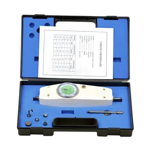 MFD Series 22 lb (10 kg) Capacity Dual Scale Mechanical Force Gauge - Shimpo Instruments MFD-04 MFD04