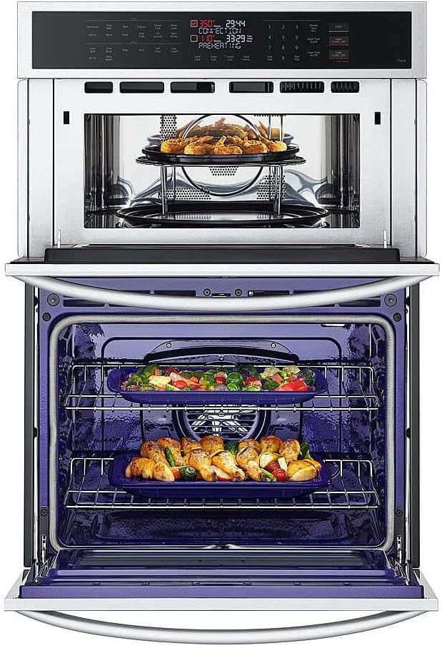 LG WCEP6423F 30 Inch Smart 6.4 cu. ft. Total Capacity Electric Combination Double Wall Oven with Wi-Fi