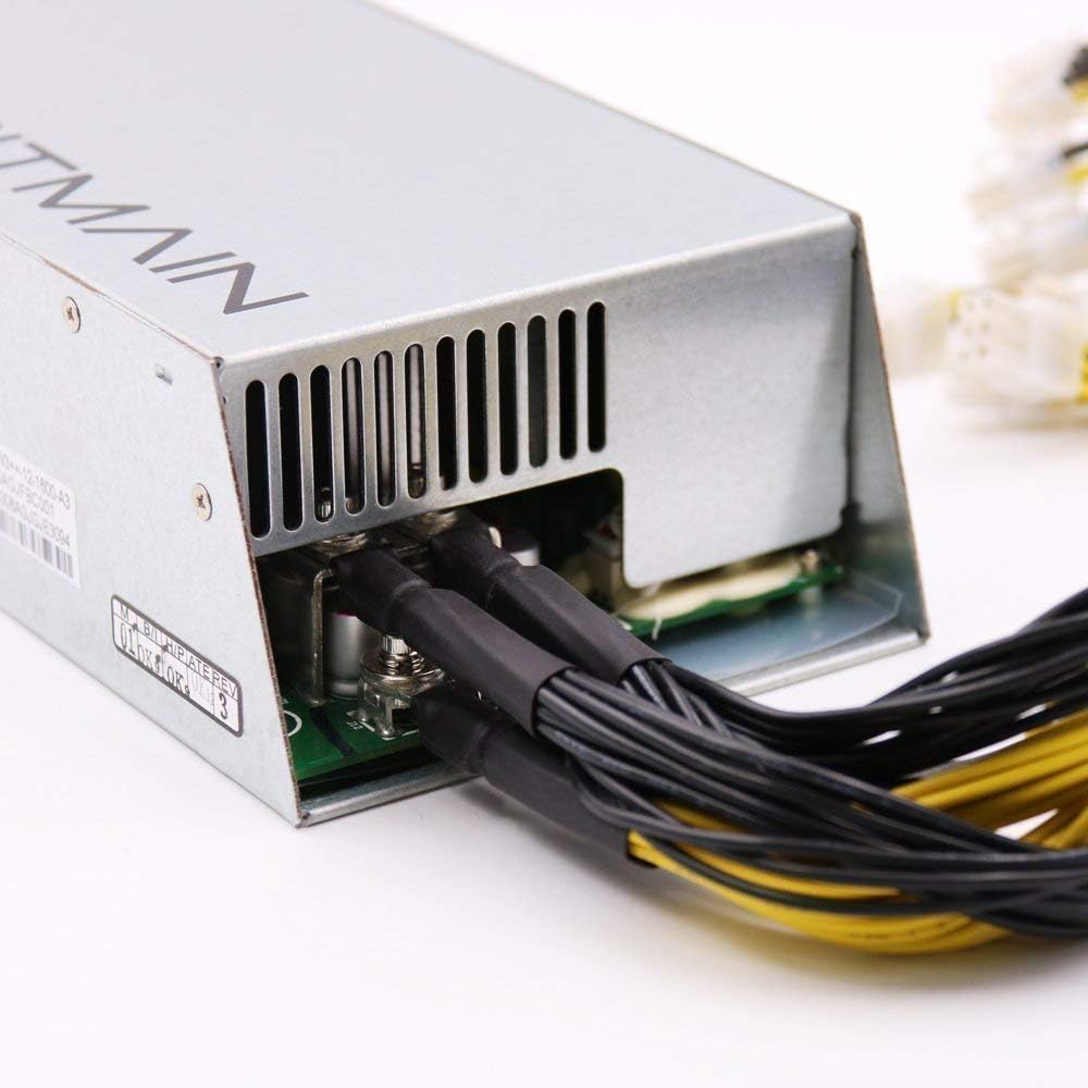 New Bitmain APW7 PSU1800W Antminer Power Supply 110v 220v for Antminer Z15 420k, S9, L3+ and E3