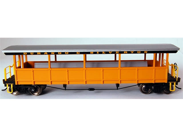 Bachmann Open Sided Excursion Car Durango u0026 Silverton -- HO