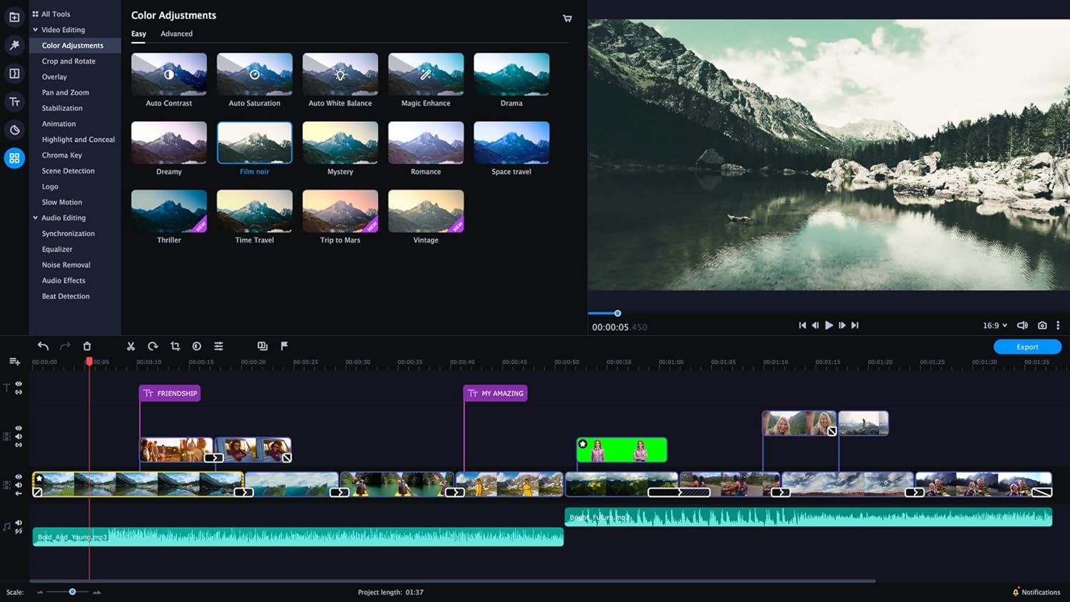 Movavi Video Editor Plus 2021 Personal license (Activation Key Card) Pack of 2