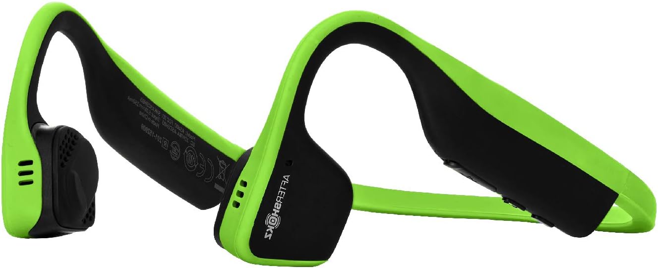 AFTERSHOKZ Titanium Bone Conduction Wireless Bluetooth Headphones, Black Pack of 2