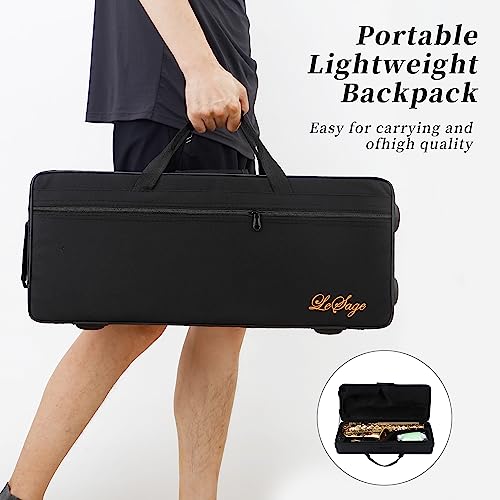LeSage Alto Saxphone E Flat Black Saxophone for Beginners Student Alto Sax With Carrying Sax Case Adult Saxofon Alto Saxaphone Music Instrument
