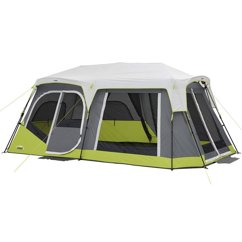 Core Equipment 18& x 10& 12-Person 2-Room Instant Cabin Tent