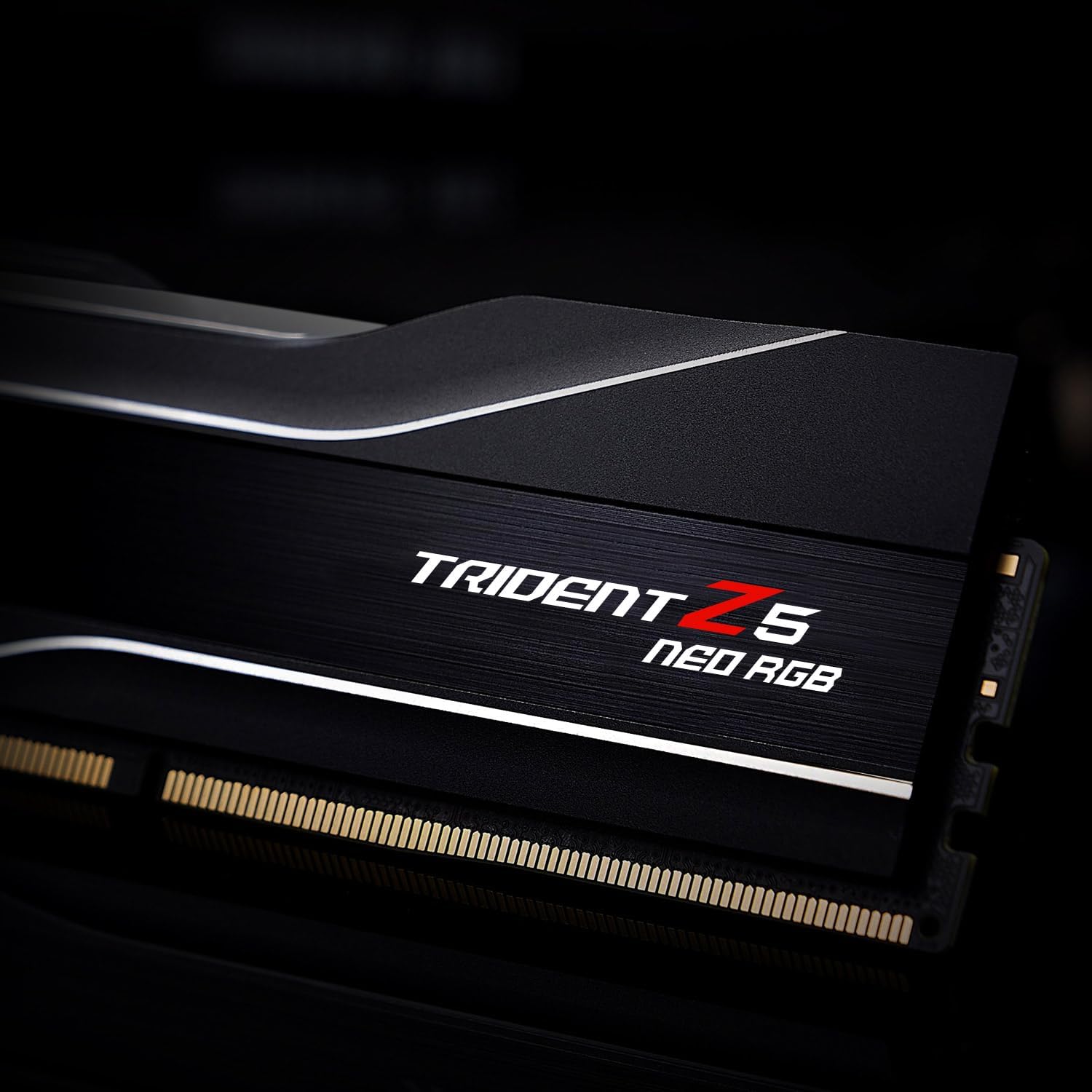 G.SKILL Trident Z5 Neo RGB Series (AMD EXPO) DDR5 RAM 64GB (2x32GB) 6000MT/s CL32-38-38-96 1.40V Desktop Computer Memory UDIMM - Matte Black (F5-6000J3238G32GX2-TZ5NR)