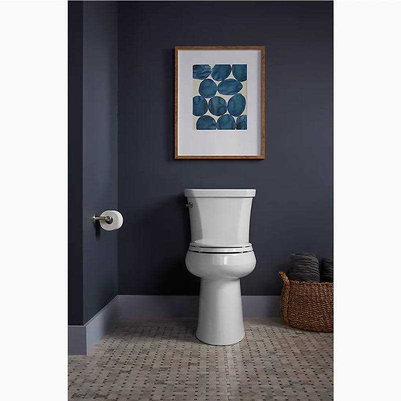 Kohler Highline Tall Two-piece Elongated 1.28 gpf Tall height toilet