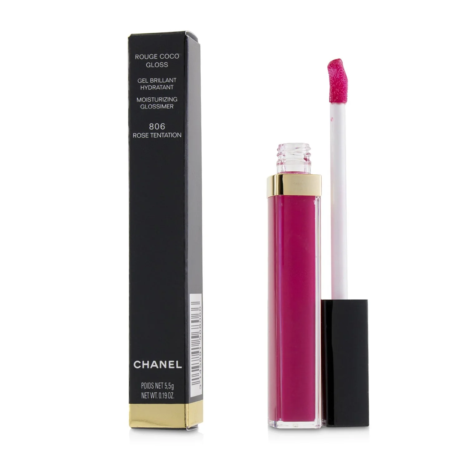 Chanel Rouge Coco Gloss Moisturizing Glossimer - # 824 Rouge Carmin  5.5g/0.19oz
