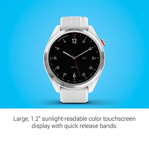 Garmin Approach S42 GPS Golf Smartwatch with Garmin Approach CT10 Automatic Club Tracking