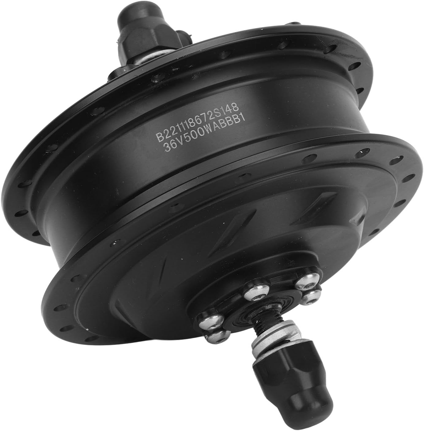 36V 500W Electric Bike Brushless Gear Hub Motor Nine Core 36 Hole Front Wheel Drive Motor Brushless Hub Motor Kit for Electric Bike Lithium Modification