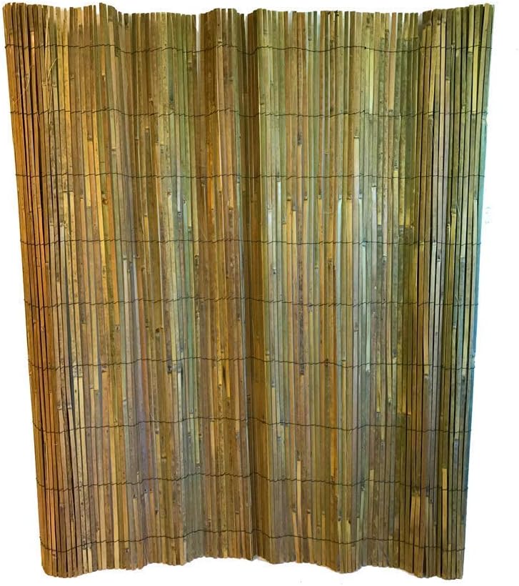 MGP Bamboo Slat Rolled Fence, 14'L x 8'H