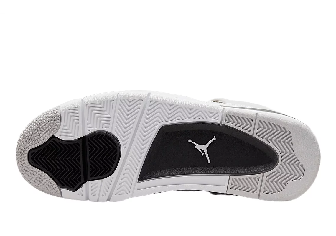 Men's Jordan 4 Retro "Military Black" White/Black-Neutral Grey (DH6927 111) - 10.5