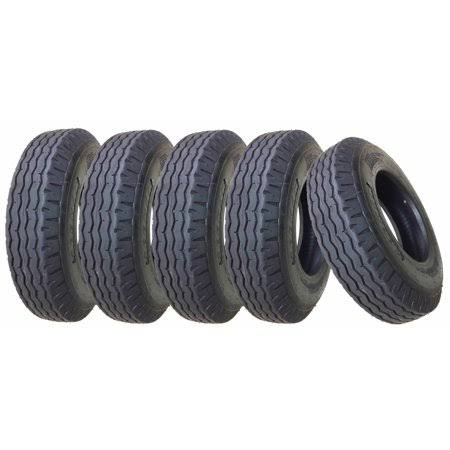 5 New Heavy Duty Highway Trailer Tire 8-14.5 14PR LR G- 11067