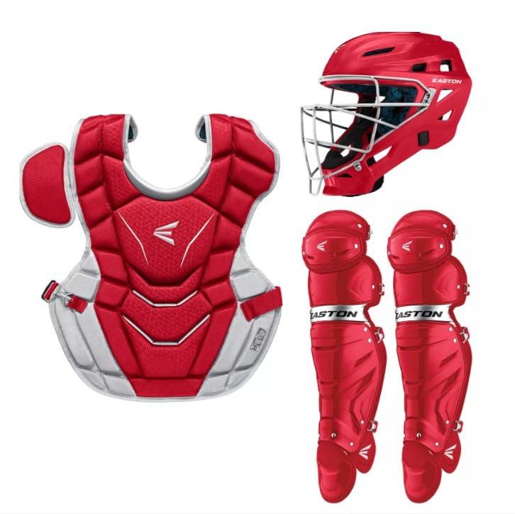 Easton | GAMETIME 2.0 Baseball Catcher's Equipment | Box Set | NOCSAE Approved | Youth/Intermediate/Adult | Multiple Colors