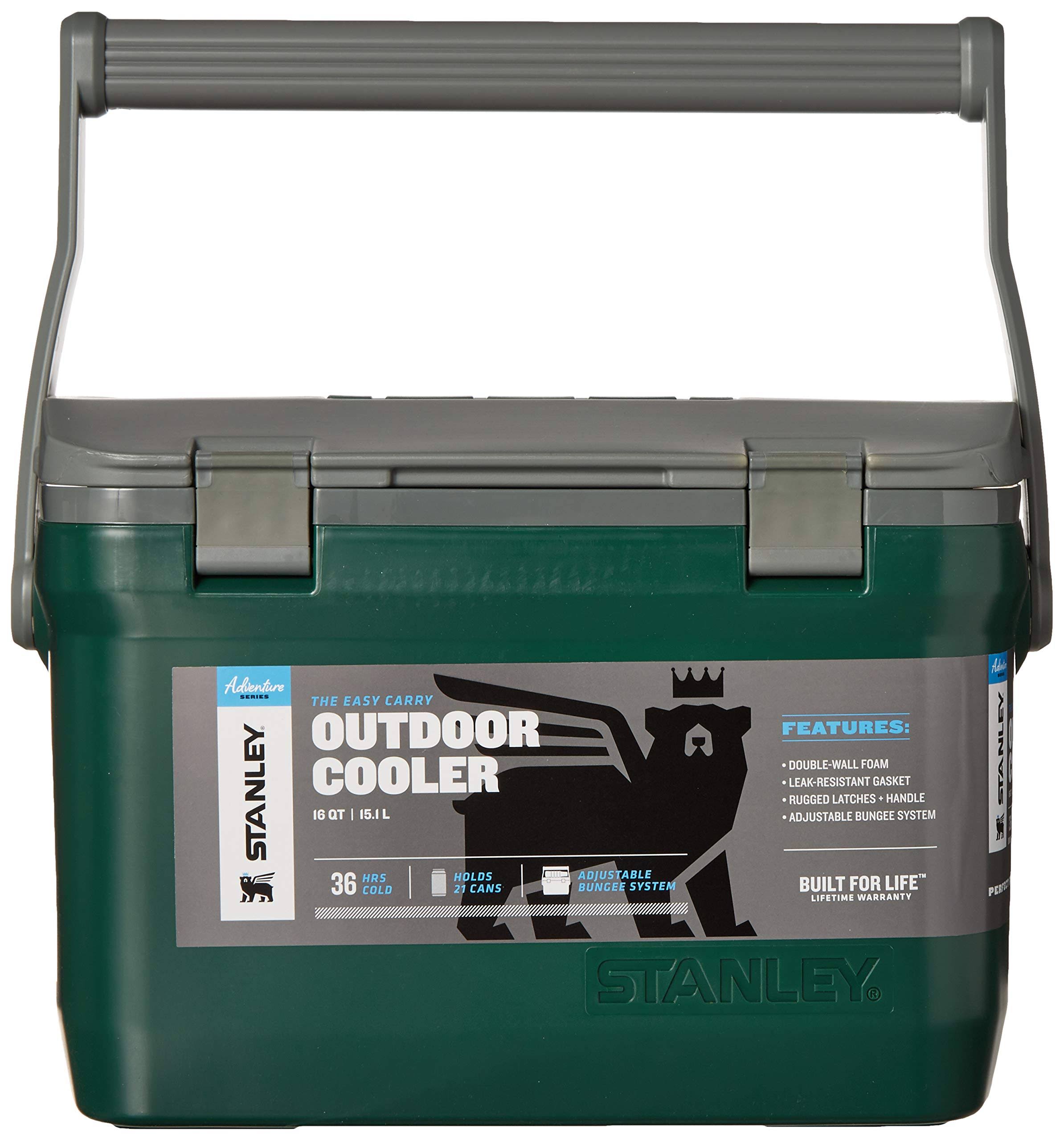 Stanley Adventure Easy Carry Outdoor 16 Quart Cooler, Green