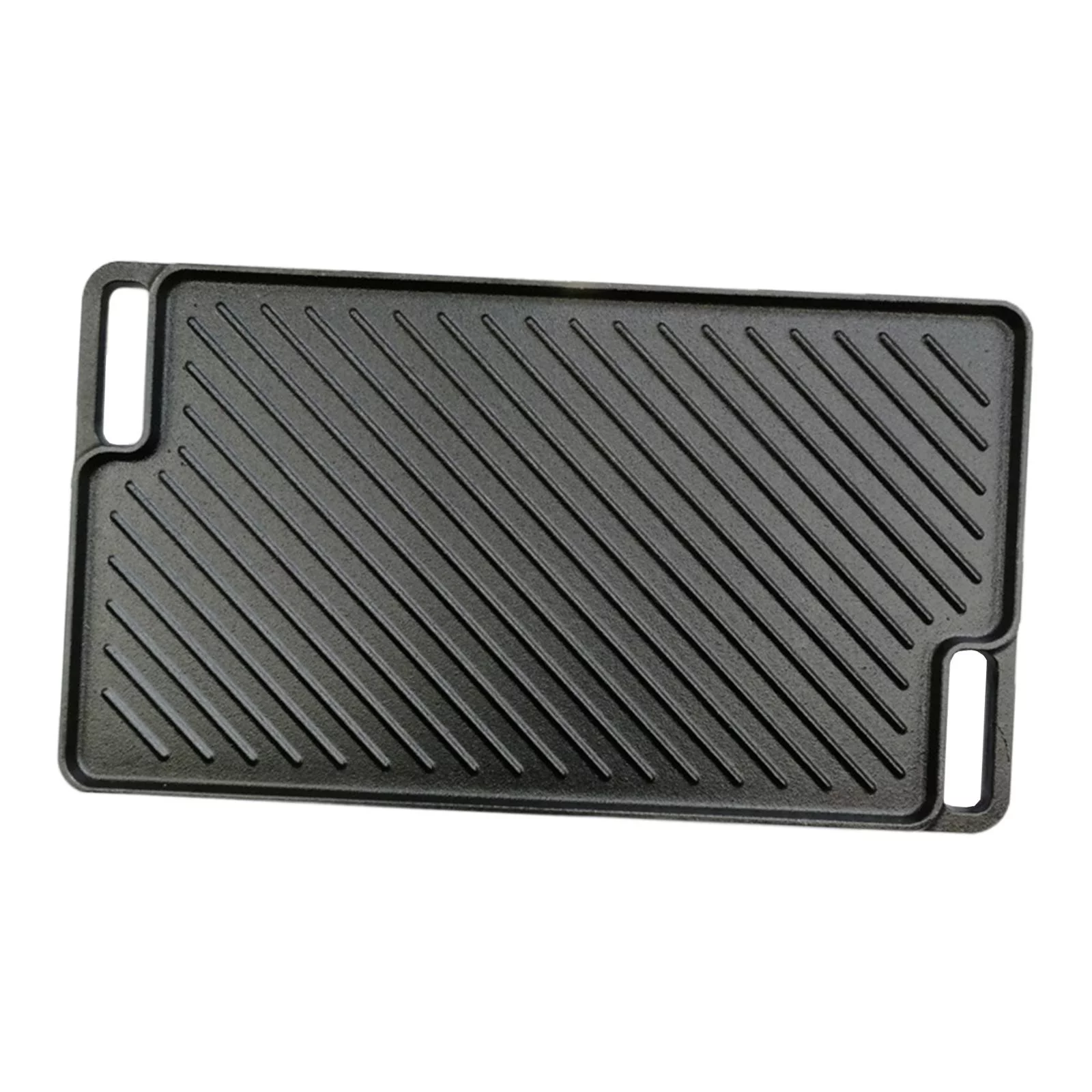 Preseasoned Reversible Griddle Cast Iron Reversible Grill for Stovetop BBQ