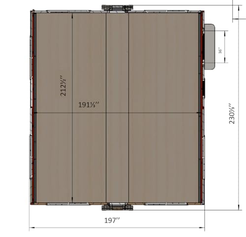 Portable Prefabricated tiny home 15x20ft, Mobile Expandable Plastic Prefab House for Hotel, Booth, Office, Guard House, Shop, Villa, Warehouse, Workshop