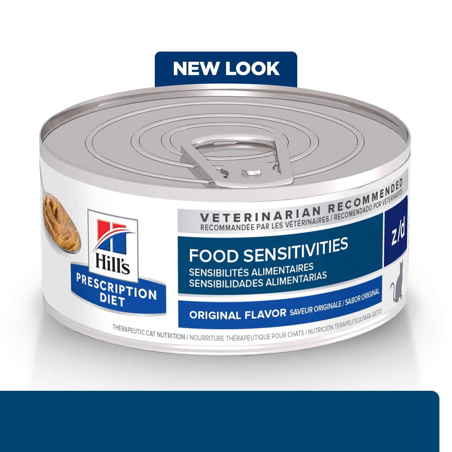 Hill's Prescription Diet z/d Skin/Food Sensitivities Original Canned Cat Food - Pet Supplies online store