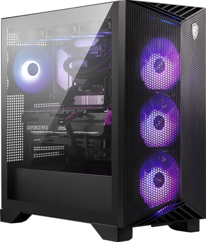 MSI Aegis Z2 Gaming Desktop (2024): AMD Ryzen R7-7700, Geforce RTX 4060, 16GB DDR5, 1TB m.2 SSD, 80+ Gold PSU, WiFi, Keyboard & Mouse, DIY Friendly, Windows 11 Home: C7NUC-817US