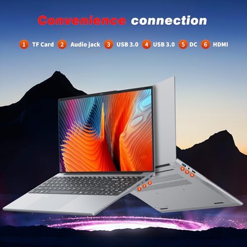 2025 Gaming Laptop,15.6 Inch Laptop,Laptops 16GB 512GB SSD,Laptop Computer N5095,Traditional Laptop Computers 180 Angle Opening,Lap top Fingerprint Unlock Backlit Keyboard,1920X1080 FHD IPS MINI-HDMI