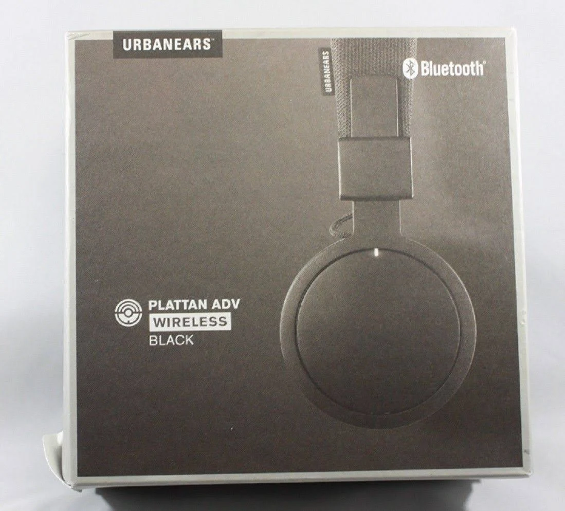 Urbanears Plattan Adv Wireless On-Ear Bluetooth Headphones Black (4091098)