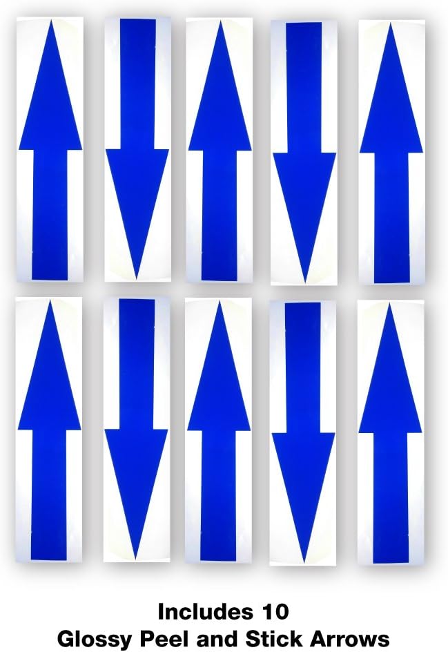 | Estate Sale Yard/Lawn Sign Kit | 24" W x 18" H CoroPlast | Double-Sided | Includes 6"W x 18"H Metal H-Stakes + Blue Arrow Stickers (5) Pack of 2