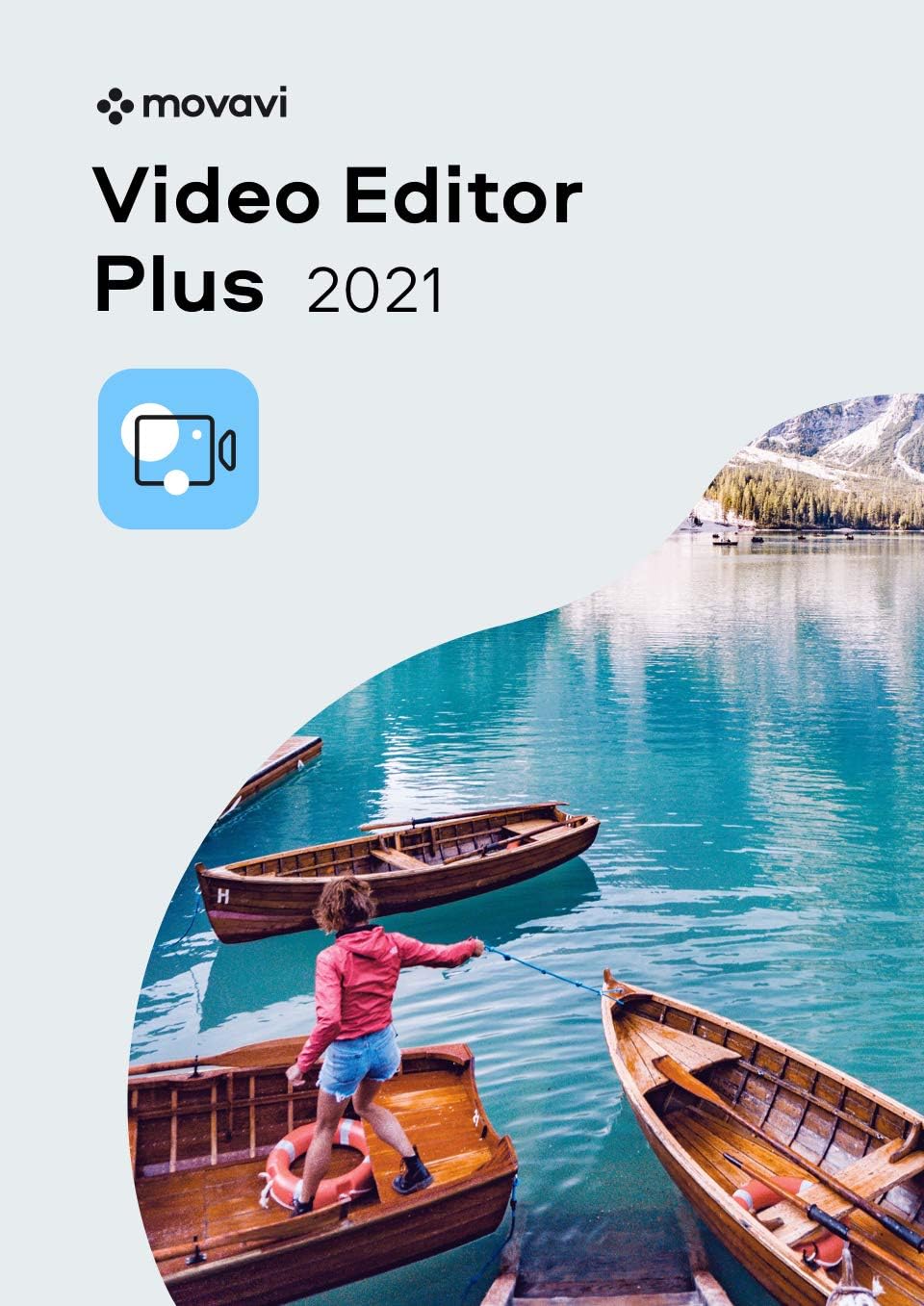 Movavi Video Editor Plus 2021 Personal license (Activation Key Card) Pack of 2