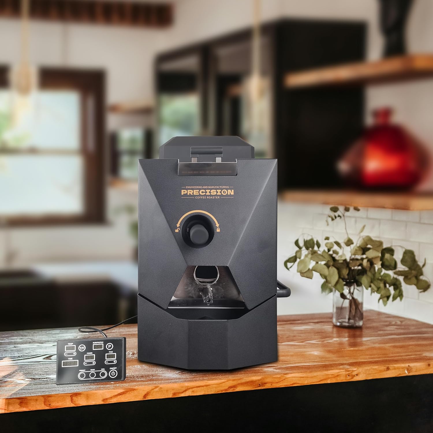 500g automatic coffee roaster machine for home use with smoke filter and chaff collector