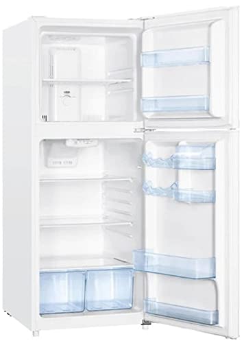Avanti 7.0 cu.ft. Apartment Size Refridgerator, Compact Fridge with Top Freezer with Temperature Control and Adjustable Shelves and Crisper Drawer, 7.0 cu.ft., Stainless Steel