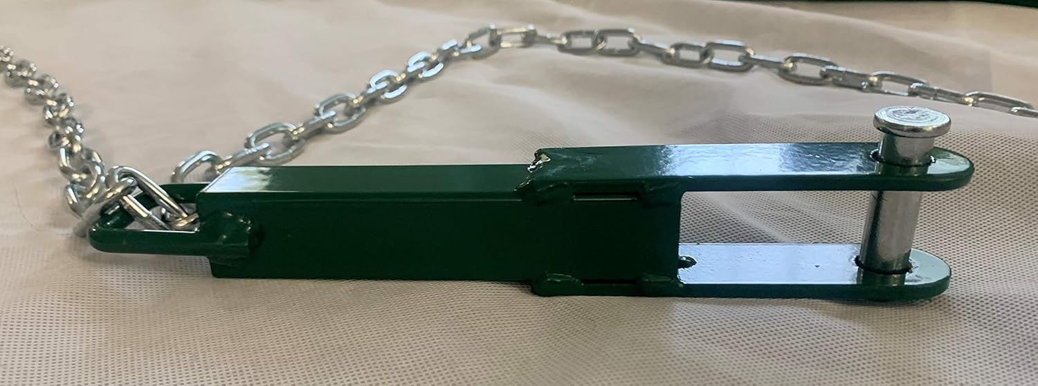 LANDZIE Drag Harrow Driveway Grader for ATV, UTV - Tractor Rake - 8 Ft (Two 4 ft Sections) Yard Rake Tow Behind - 4 Ft Heavy Duty Chain - Drag Grader for Yard Leveling