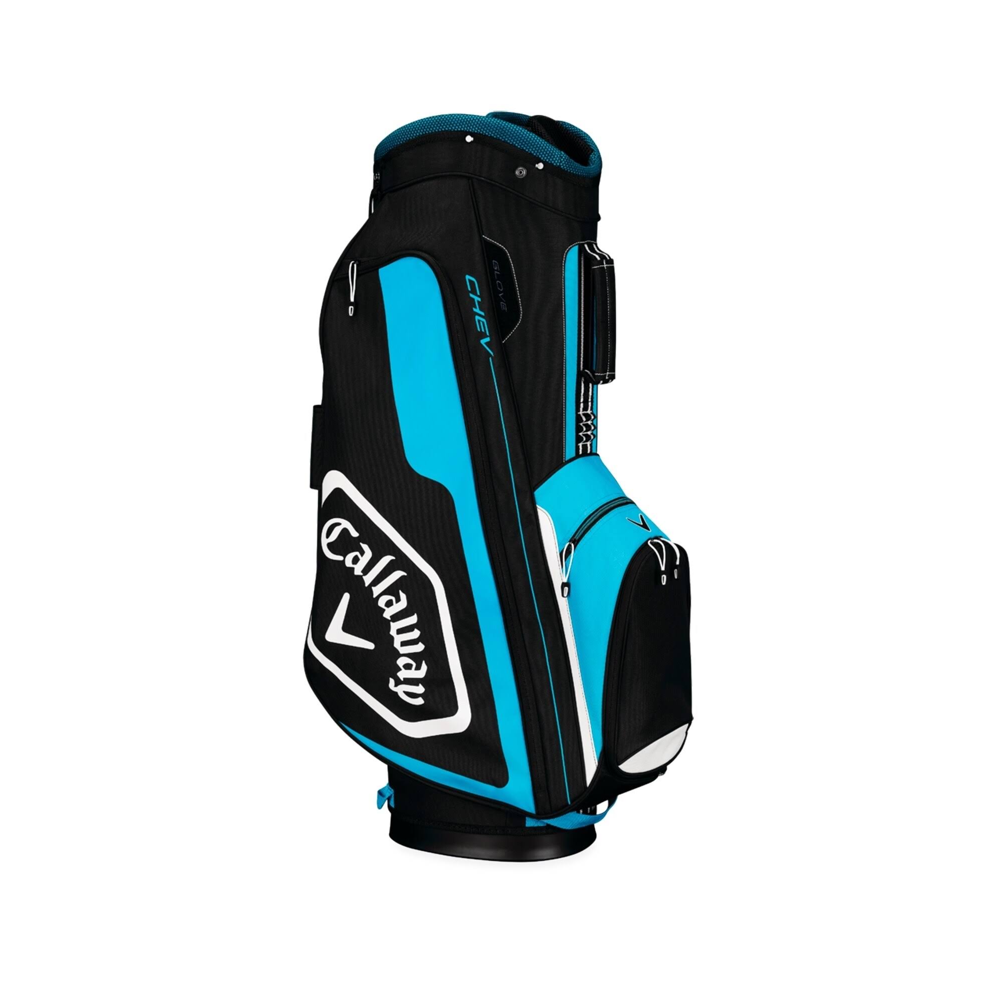 Callaway Chev Cart Golf Bag Titanium-White-Silver