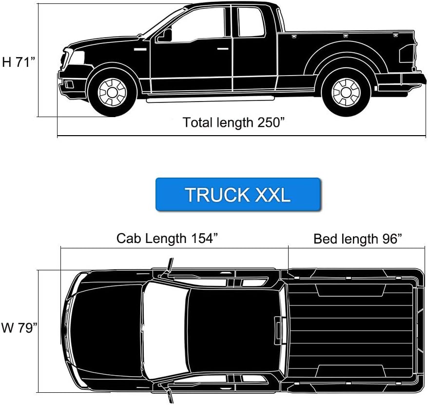 KouKou 6 Layers Car Cover Waterproof All Weather for Automobiles, Fit Sedan Toyota Corolla/Prius, Honda Insight, Nissan sentra, BMW 3 Series, Lexus is250, Subaru WRX etc (185 X 70 X 59 inches )